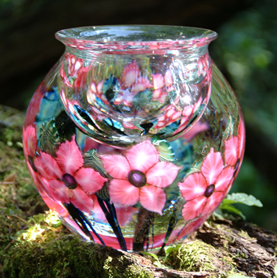 Clematis Reflection Bowl
